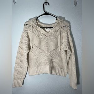 Aeropostale | Women’s Medium Cropped Crochet Hoodie